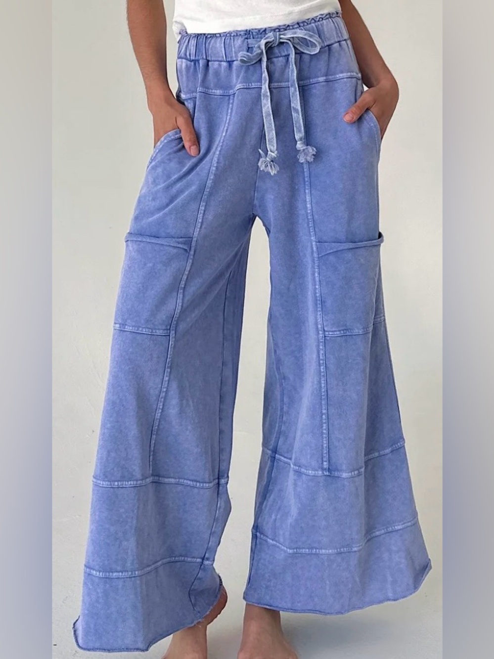 easel Traveller Wide-Leg Pants NEW